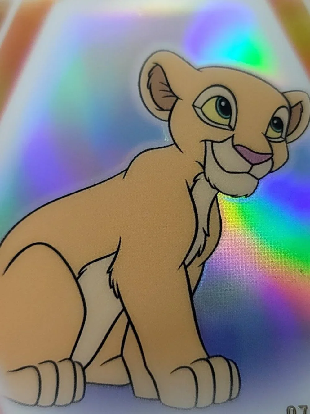 Nala Topps 2026 Disney Neon Holo Chrome Refractor Limited 071/199 CNE
